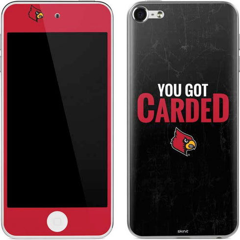University of Louisville You Got Carded Apple iPod Skin