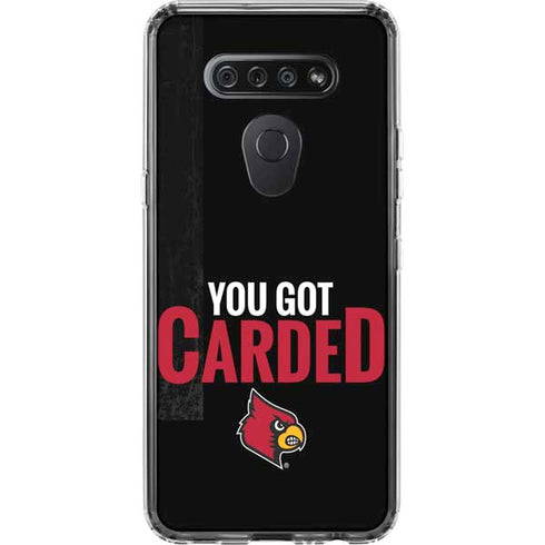 University of Louisville You Got Carded LG K51/Q51 Clear Case