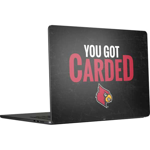University of Louisville You Got Carded MacBook Air 15 in (2023) Skin