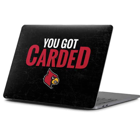 University of Louisville You Got Carded Apple MacBook Pro 13-inch Skin