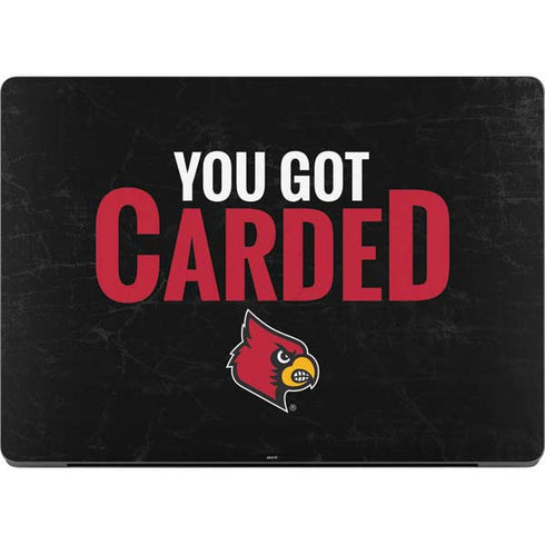 University of Louisville You Got Carded MacBook Pro 14in (2021-24) Skin