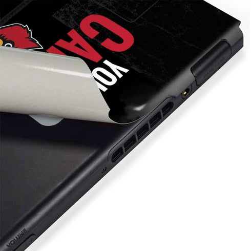 University of Louisville You Got Carded Nintendo Switch Bundle Skin