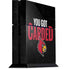 University of Louisville You Got Carded PS4 Console Skin