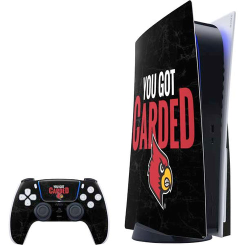 University of Louisville You Got Carded PS5 Bundle Skin