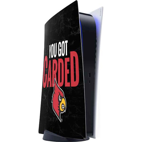 University of Louisville You Got Carded PS5 Digital Edition Console Skin