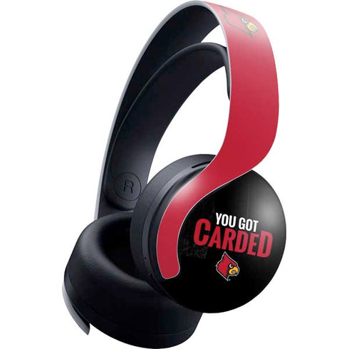 University of Louisville You Got Carded PULSE 3D Wireless Headset for PS5 Skin