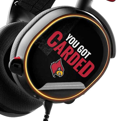 University of Louisville You Got Carded SteelSeries Arctis 3 Skin
