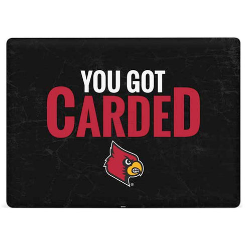 University of Louisville You Got Carded Surface Laptop 3 13.5in Skin