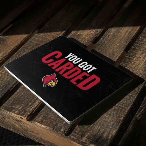 University of Louisville You Got Carded Surface Laptop 3 13.5in Skin