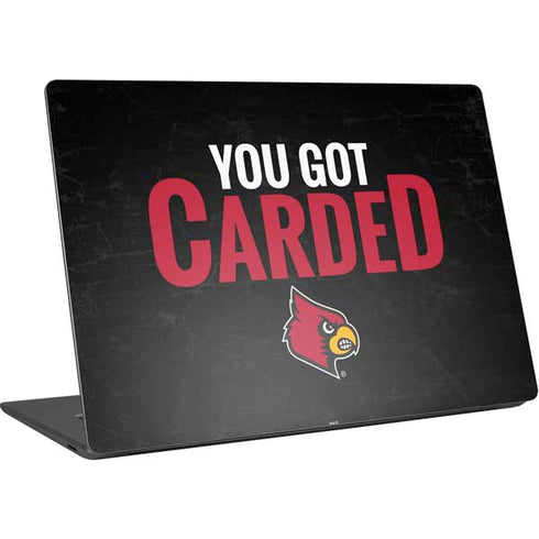 University of Louisville You Got Carded Surface Laptop 4 15in Skin