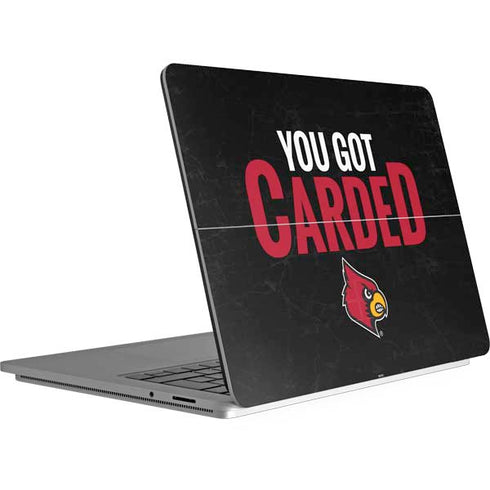 University of Louisville You Got Carded Surface Laptop Studio Skin