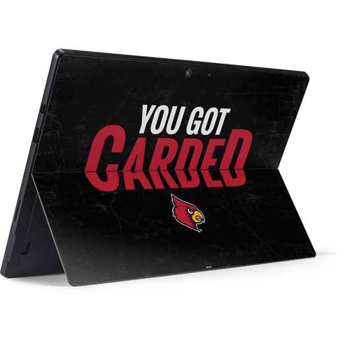 University of Louisville You Got Carded Surface Pro 7 Skin