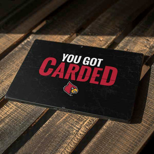 University of Louisville You Got Carded Surface Pro 7 Skin