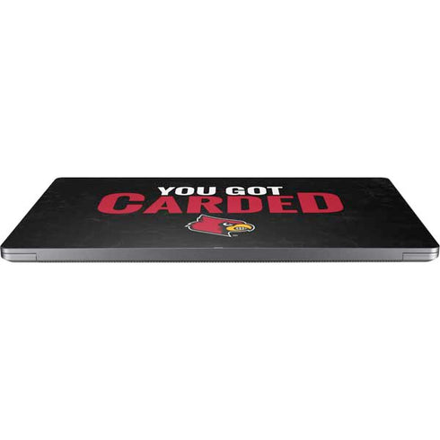 University of Louisville You Got Carded Universal Laptop 12in (9.8 x 6.8in) Skin