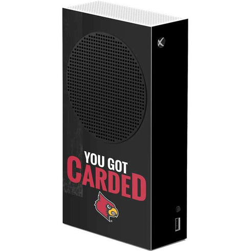 University of Louisville You Got Carded Xbox Series S Console Skin