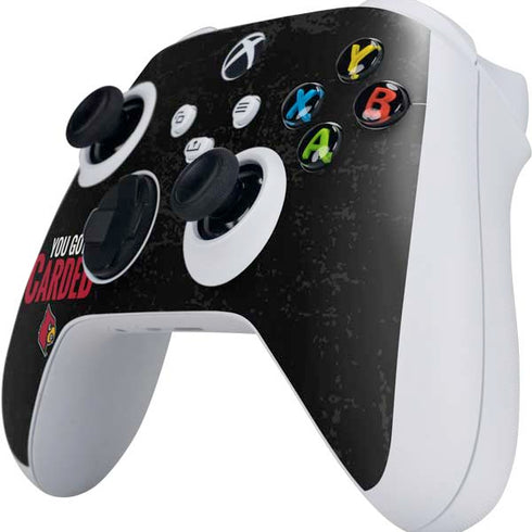 University of Louisville You Got Carded Xbox Series S Controller Skin