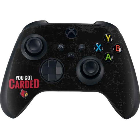 University of Louisville You Got Carded Xbox Series X Bundle Skin