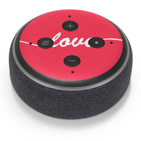 Love Banner Amazon Echo Dot Skin