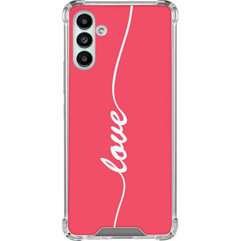 Love Banner Galaxy A13 5G Clear Case