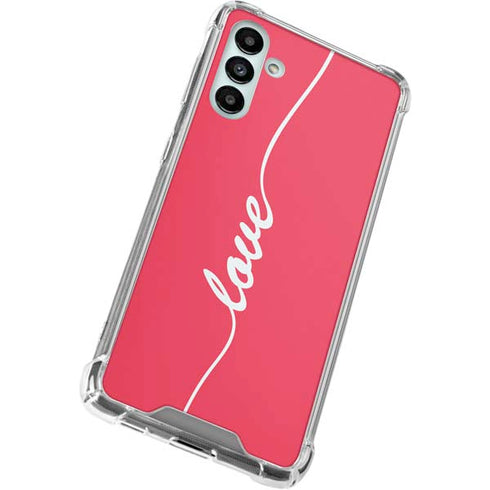 Love Banner Galaxy A13 5G Clear Case
