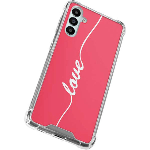 Love Banner Galaxy A14 5G Clear Case