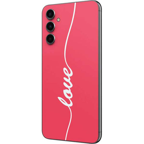 Love Banner Galaxy A14 5G Skin