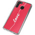 Love Banner Galaxy A21 Clear Case