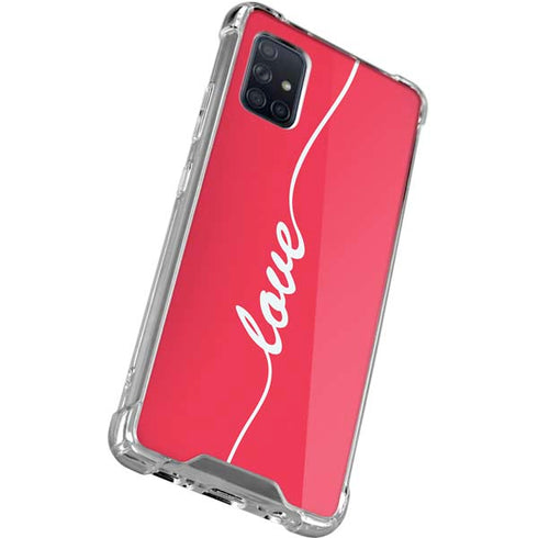 Love Banner Galaxy A51 5G Clear Case