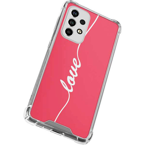 Love Banner Galaxy A53 5G Clear Case