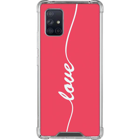 Love Banner Galaxy A71 5G Clear Case
