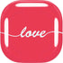 Love Banner Galaxy Buds Live Skin