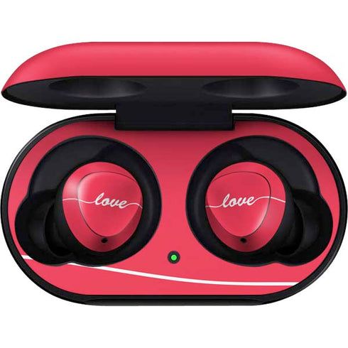 Love Banner Galaxy Buds Skin