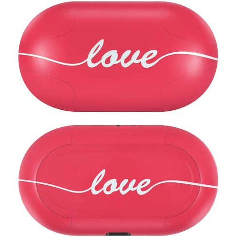 Love Banner Galaxy Buds Skin