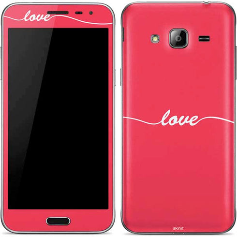 Love Banner Galaxy J3 Skin