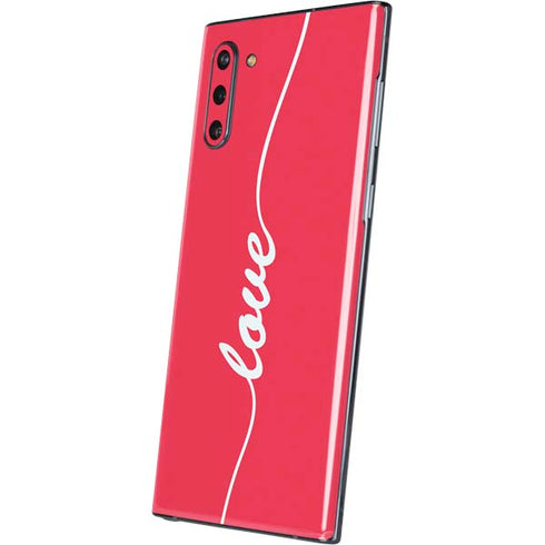 Love Banner Galaxy Note 10 Skin