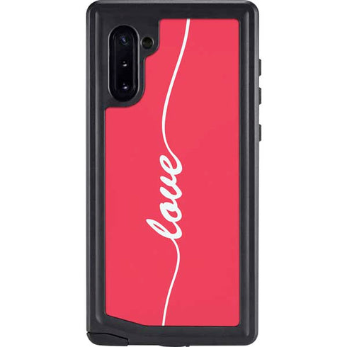 Love Banner Galaxy Note 10 Waterproof Case