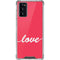 Love Banner Galaxy Note20 5G Clear Case