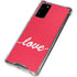 Love Banner Galaxy Note20 5G Clear Case