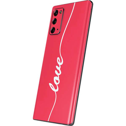 Love Banner Galaxy Note20 5G Skin