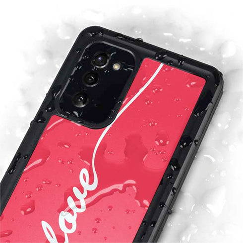 Love Banner Galaxy Note20 5G Waterproof Case