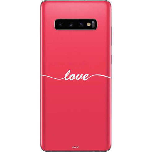 Love Banner Galaxy S10 Plus Skin