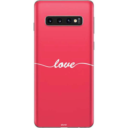 Love Banner Galaxy S10 Skin