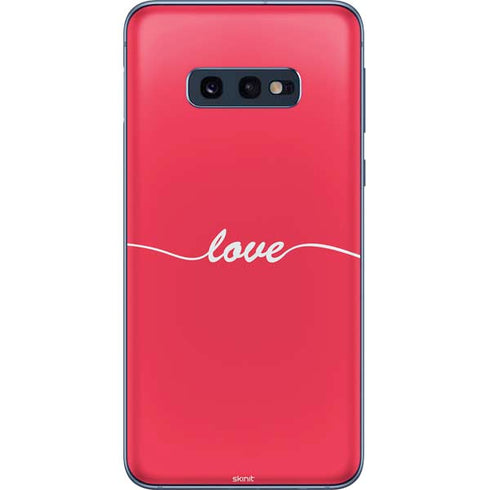 Love Banner Galaxy S10e Skin