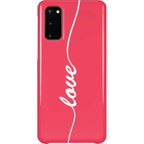 Love Banner Galaxy S20 Lite Case