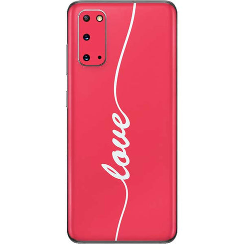 Love Banner Galaxy S20 Skin
