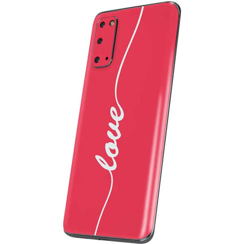 Love Banner Galaxy S20 Skin