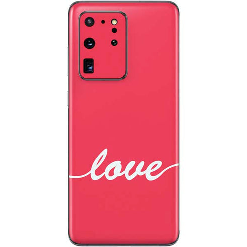 Love Banner Galaxy S20 Ultra 5G Skin