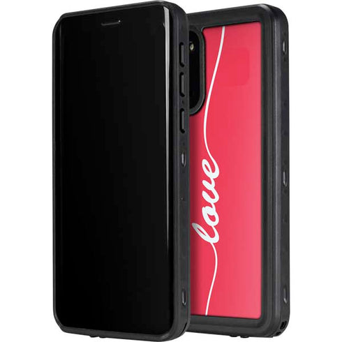 Love Banner Galaxy S20 Waterproof Case