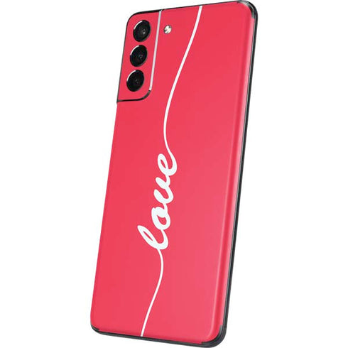 Love Banner Galaxy S21 5G Skin