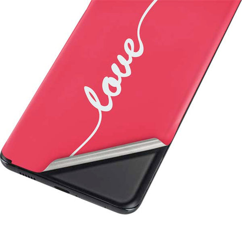 Love Banner Galaxy S21 5G Skin